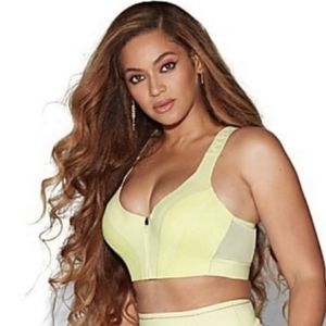 Adidas x Ivy Park Beyonce Yellow Tint Medium Support Sports Bra